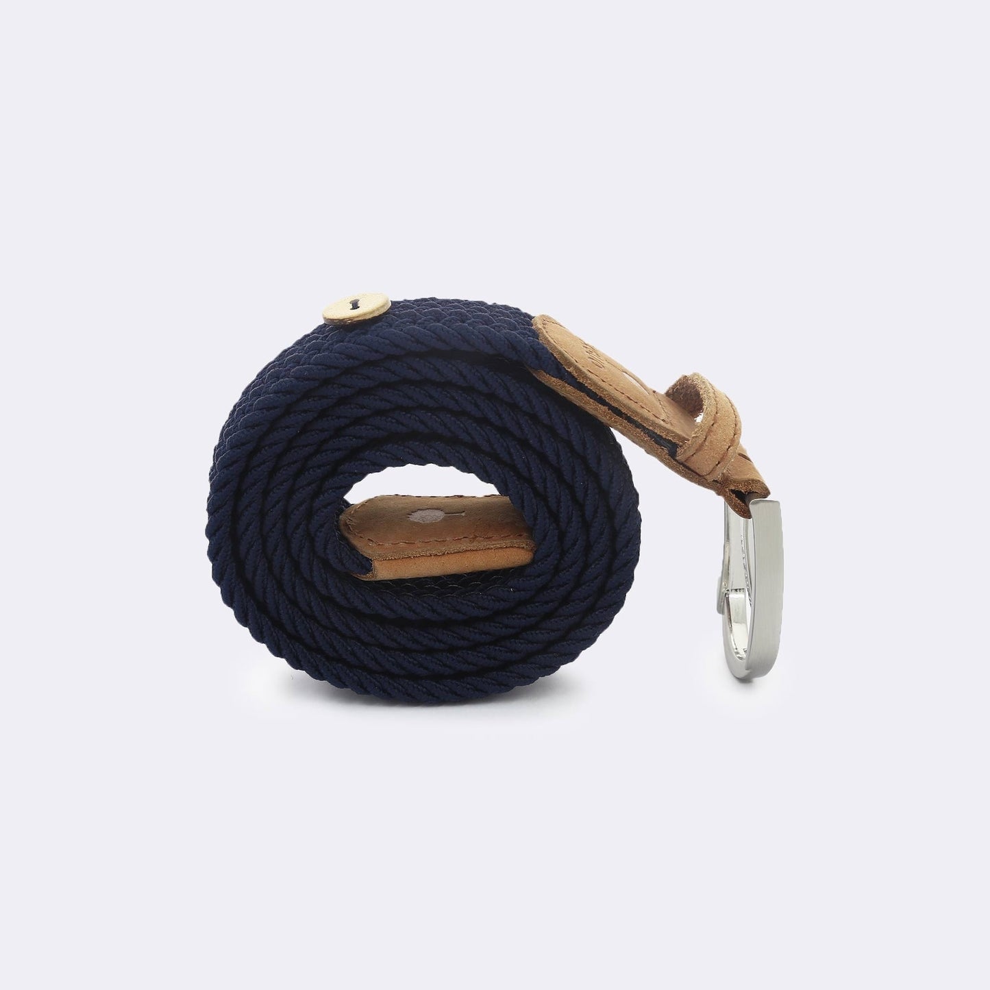 Navy belt in recycled polyester