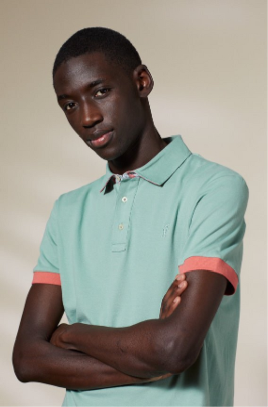 Percy Turquoise Polo
